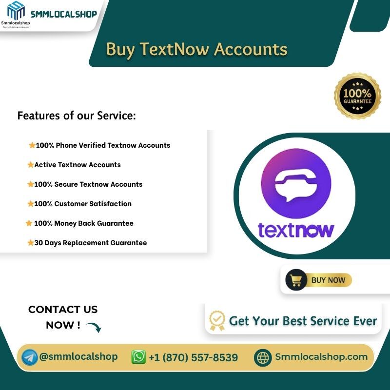 Buy TextNow Accounts